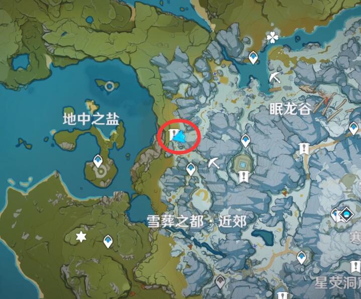 原神大宝箱位置怎么找（原神离渡谷瀑布下的宝箱怎么开）