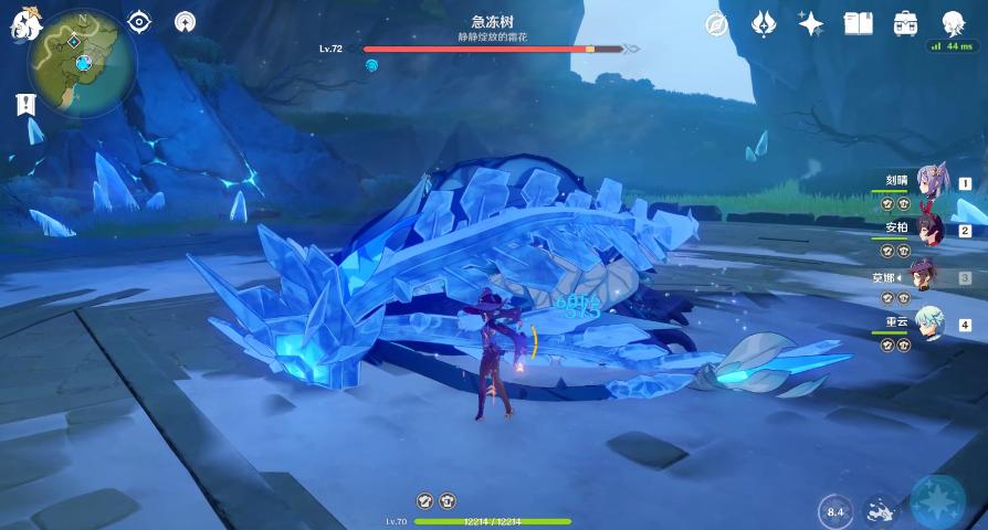原神中元素核心怎么打（原神雪山五个冰元素柱子顺序）