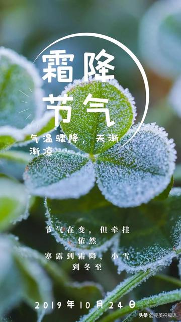 霜降节气的含义是什么