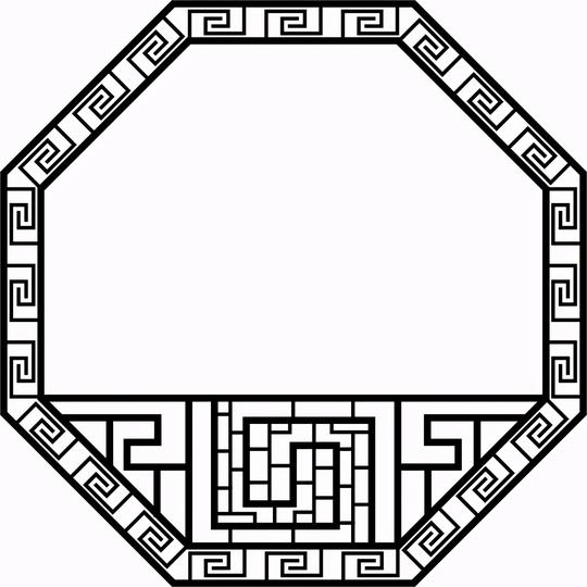 古风门窗图案