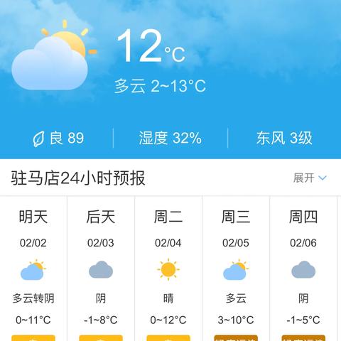 河南驻马店天气预报及气象分析-第1张图片-其人生活百科