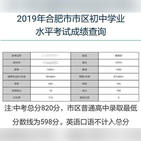 合肥市月考初中总分多少