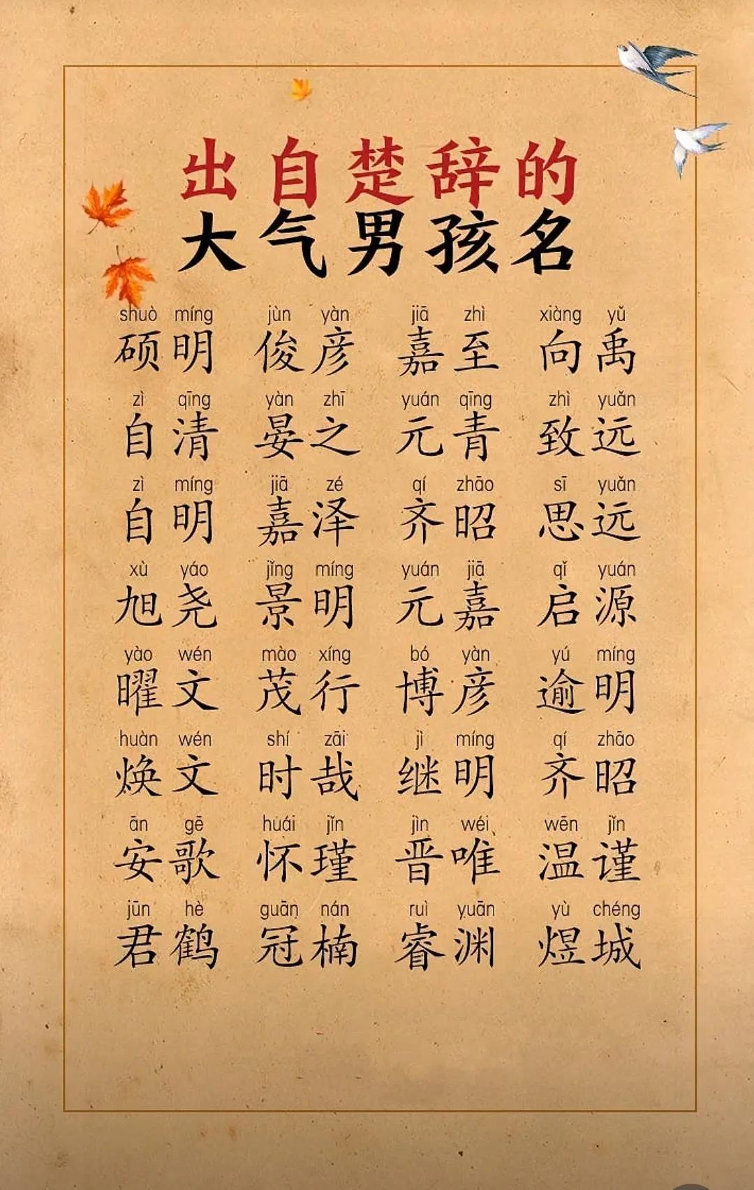 男孩宝宝名字怎么起名好(霸气的名字有哪些)
