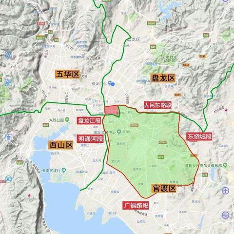 昆明市划区地图的长尾关键词有哪些