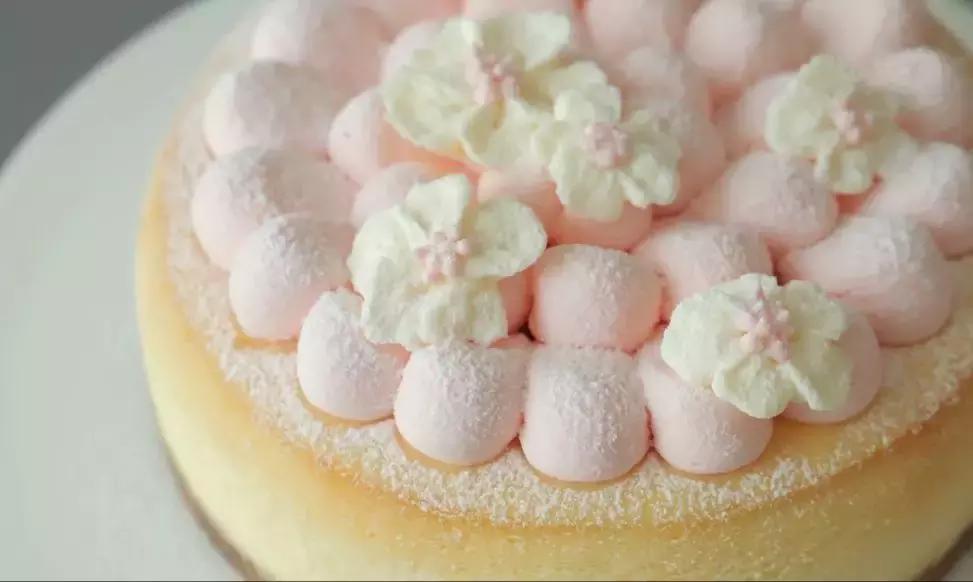 樱花味的奶油蛋糕怎么做(蓝莓慕斯蛋糕)