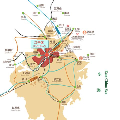 杭州经济技术开发区只属于杭州江干区，还是有别的区？