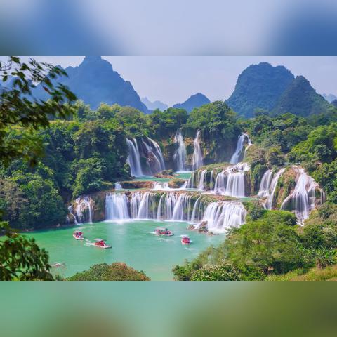 广西桂林德定瀑布风景的相关长尾关键词有哪些