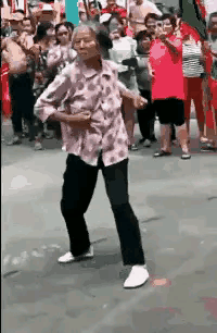搞笑动态图，忍不住想跳舞啊