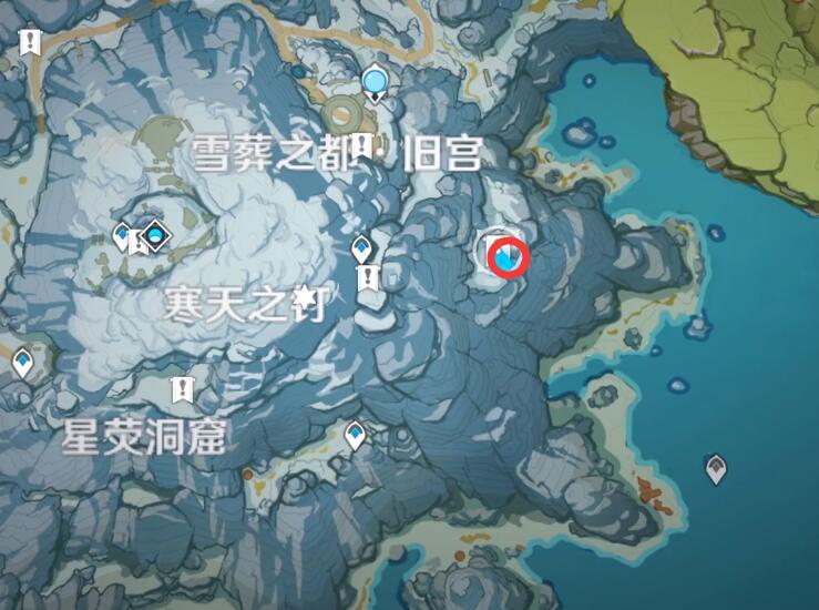 原神天寒之钉机关怎么开（原神雪山第6个石碑位置）