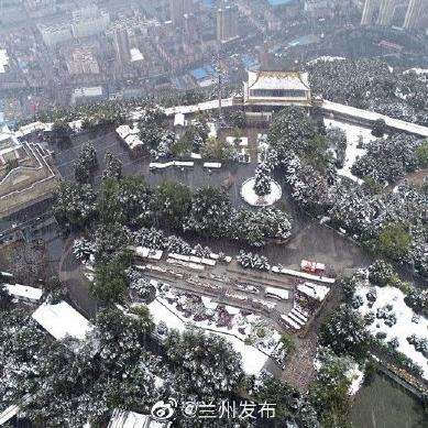 兰州市今早哪里下雪了