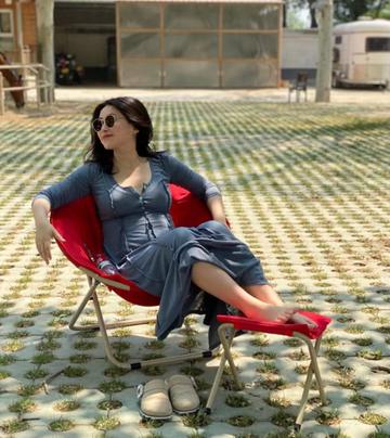  朱珠沙滩比基尼照片