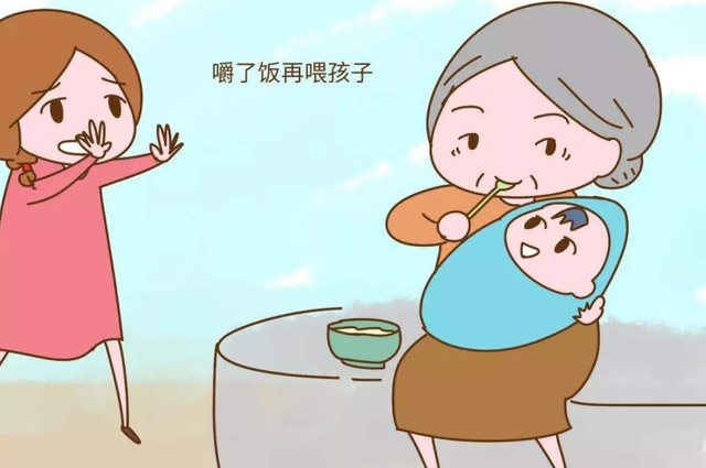 东西嚼碎喂给孩子吃好吗