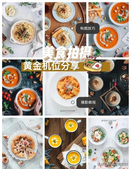 美食拍摄《黄金机位》拍摄初学者必看超级简单小白新手指南