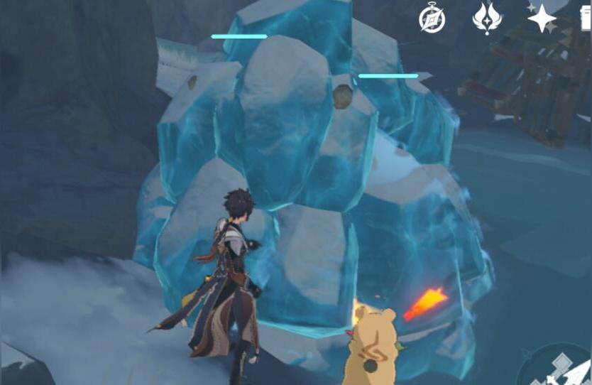 原神里那冰柱怎么解冻（原神碧水源水池里的宝箱怎么开）