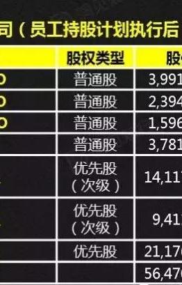 「干货」创业公司天使轮、a轮、b轮、ipo融资时如何分配股权？