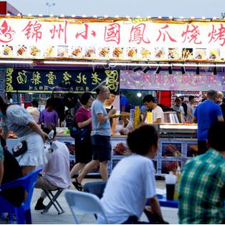 天津梅江夜市怎么样