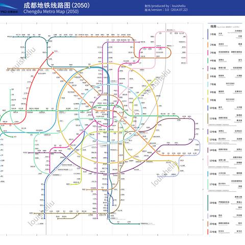 成都市最新规划的地铁的长尾关键词有什么