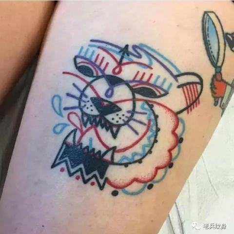 纹身虎图案大全图片男的长尾关键词有什么
