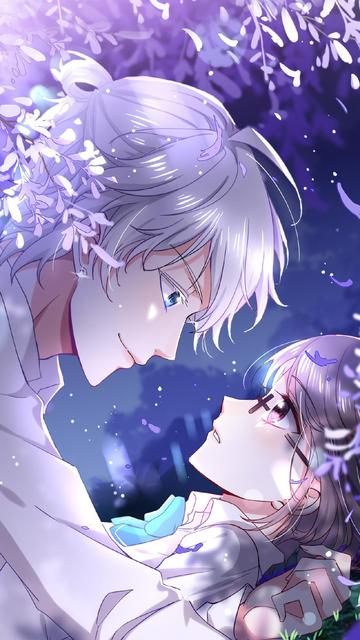 动漫害羞爱情情侣头像图片