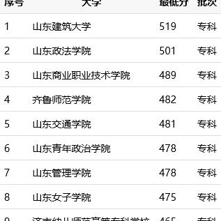 济南市有哪些专科学院