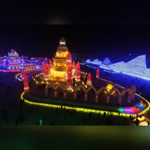 哈尔滨市哪里有冰灯