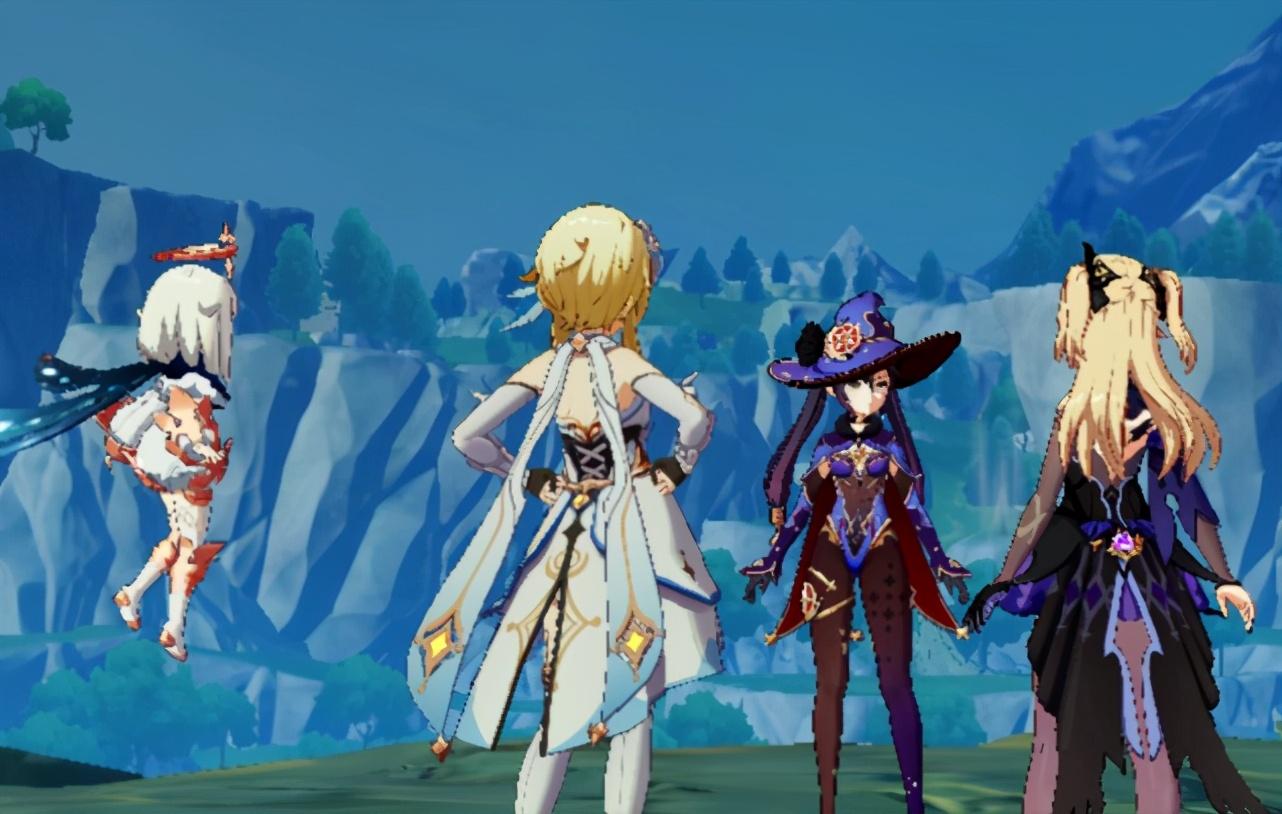 原神怎么用小号采集挖矿（原神刚开始用那四个人）