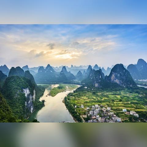 桂林市漓江竹筏在哪里坐
