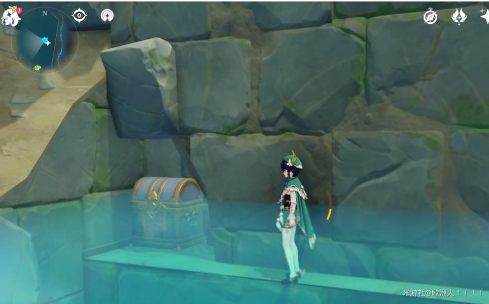 原神摘星崖怎么快速到达（元神摘星崖对面的岛宝箱位置）