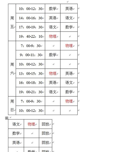 word如何快速生成绘制表格的技巧