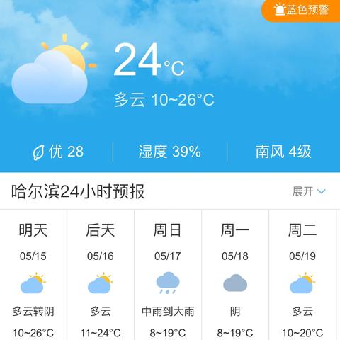【哈尔滨未来7天天气预报】哈尔滨未来一周天气情况