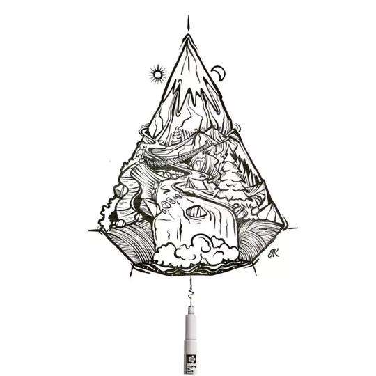 50组创意简笔画，超级实用的素材！（建议收藏）