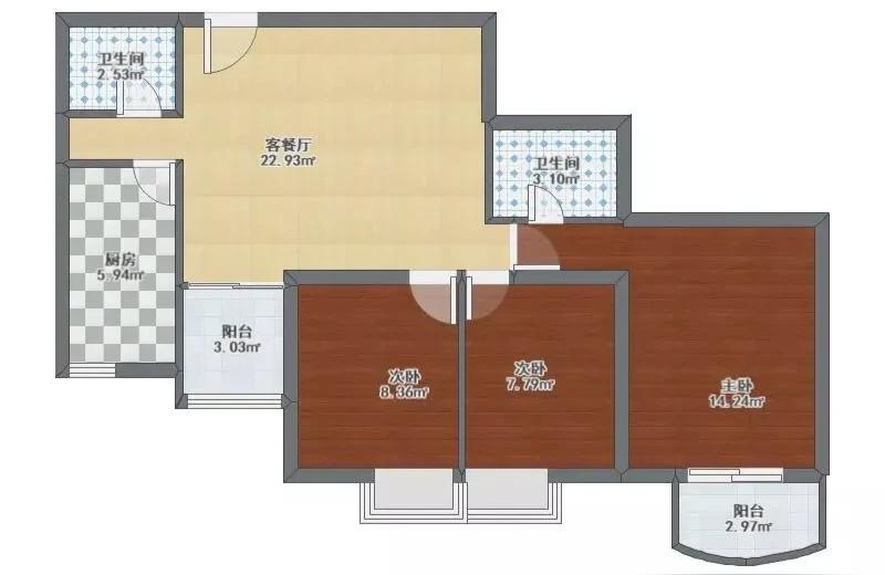 三室一厅设计装修三室一厅的小户型如何装修不占空间