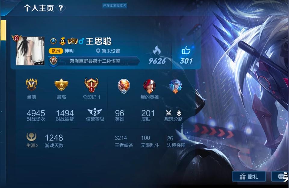 王者荣耀vip8的号我想知道王者荣耀那些数字代表什么