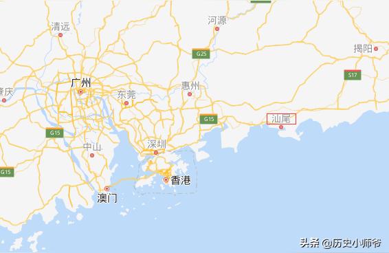 汕尾在哪个省哪个城市