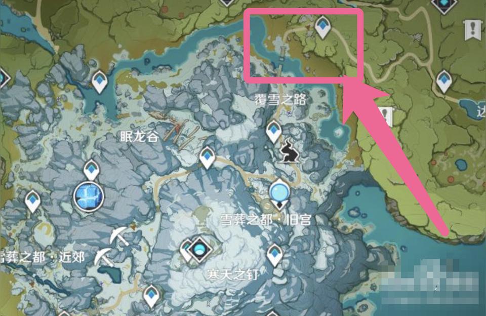 原神雪山覆雪之路怎么完成(原神龙脊雪山传送点深)