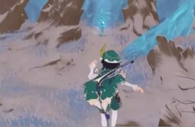 原神雪山山顶怎么卡上去（原神怎么进入雪山才不掉血）