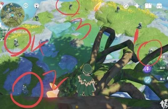 原神雪山浮岛怎么开（火焰神庙的6个柱子怎么弄）