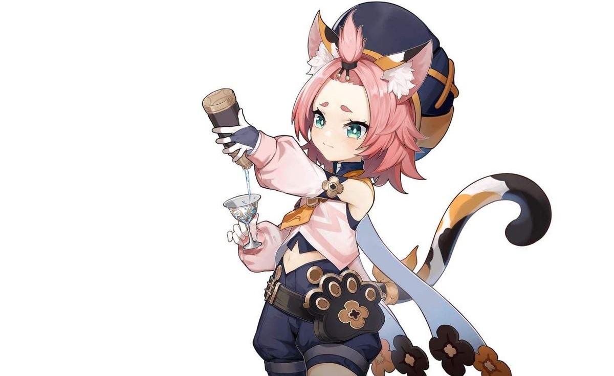 原神平时怎么调酒（原神粉头发角色）