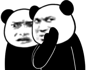 超大熊猫头表情包动图表情包