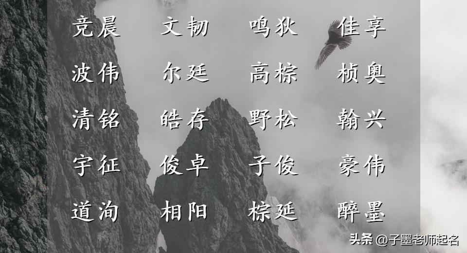 男宝宝名字带宸怎么起名(王宸汐名字寓意)