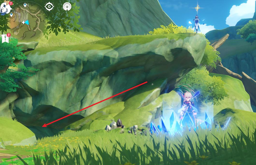 原神被卡在山洞怎么出来（原神化城郭神像上方的洞口怎么进）