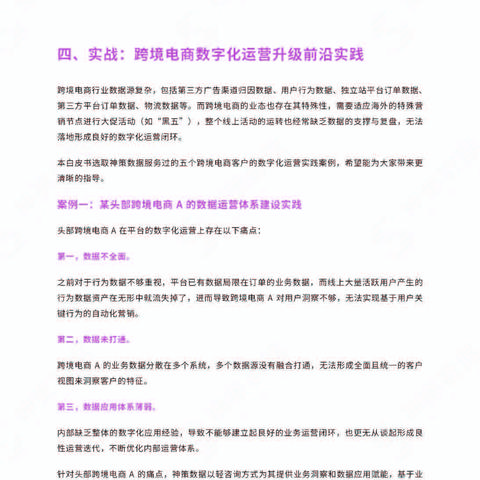跨境电商运营数据分析的相关长尾关键词有什么