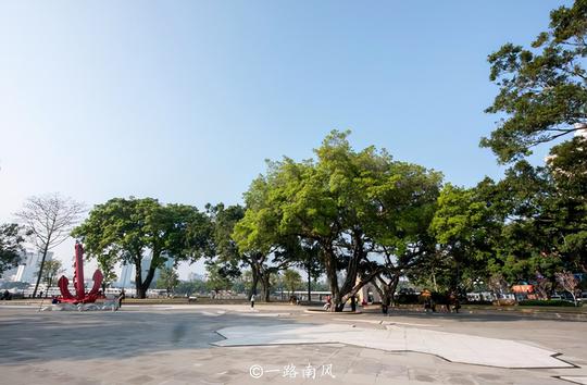 广州老城区冷门公园，坐拥珠江白鹅潭旖旎风光，游客并不多
