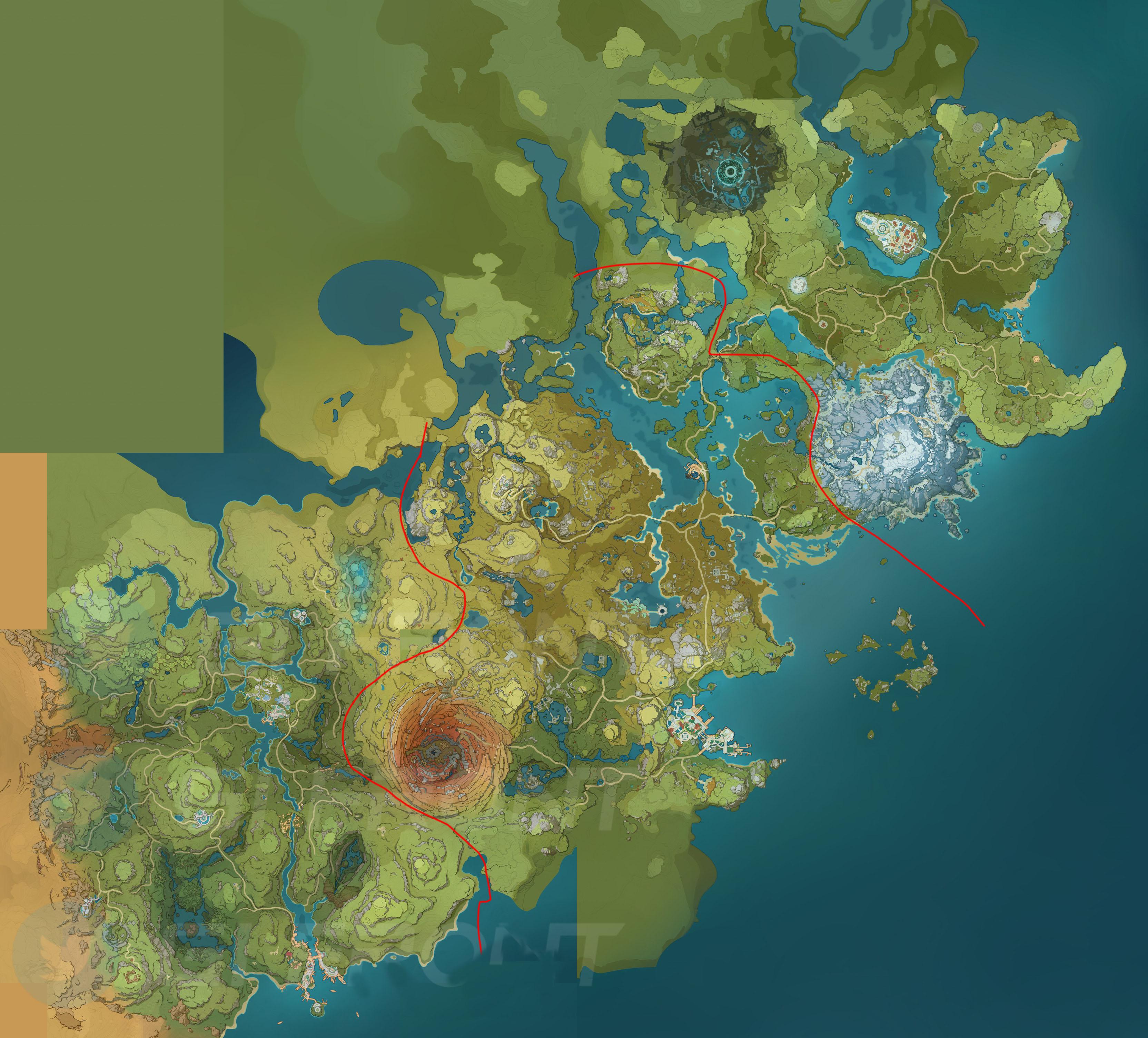 原神2.0怎么过去新地图（原神全地图开启的过程）