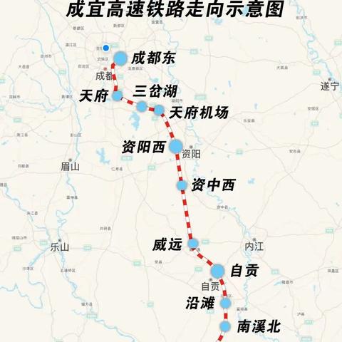 渝昆高铁在成都市哪里下