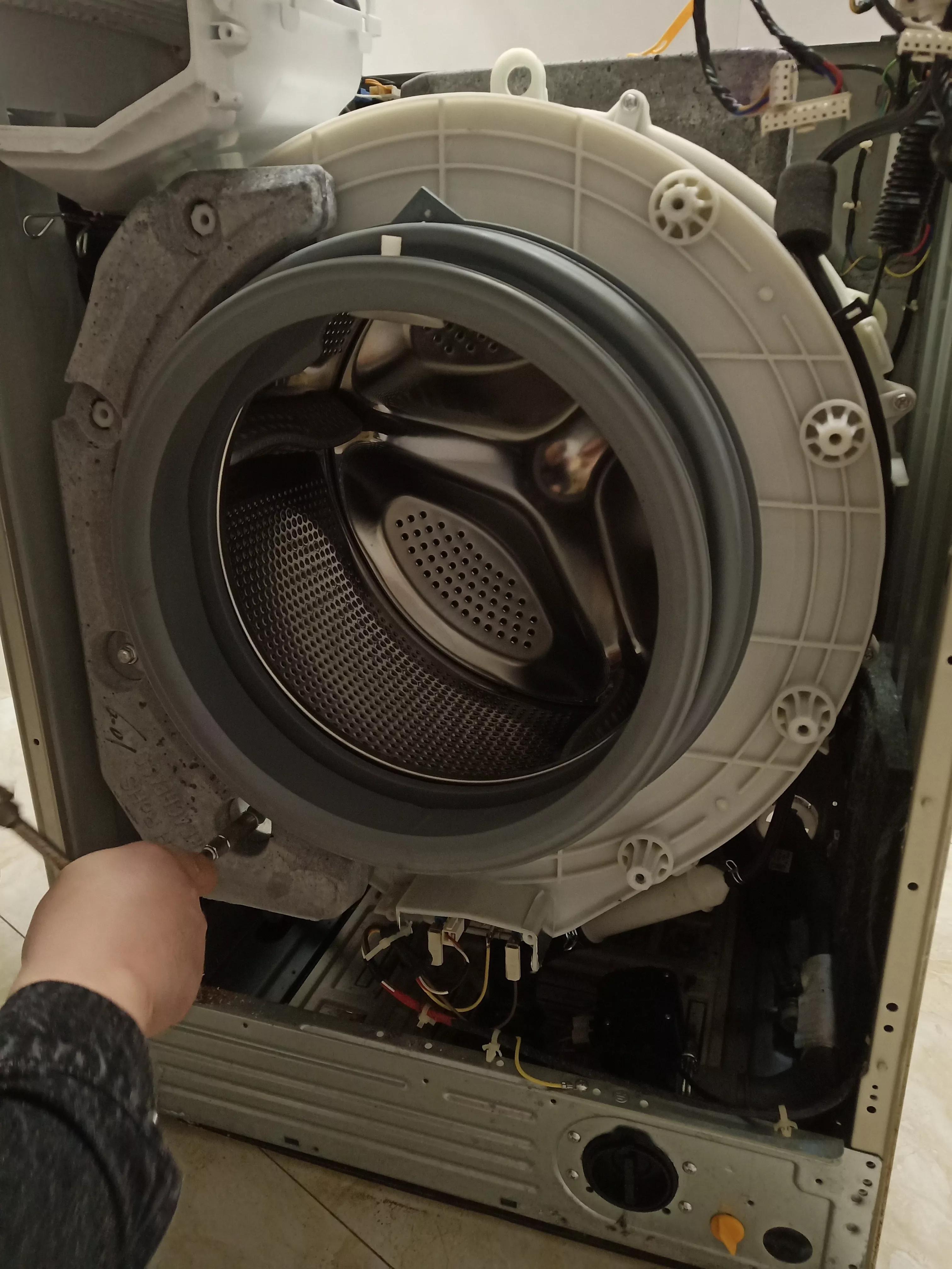 自动洗衣机内桶拆卸图图片