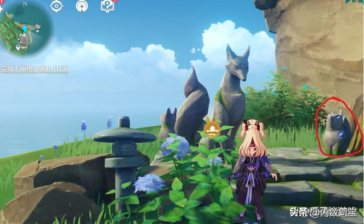 原神爱心小岛箱子怎么开（萌新摘星崖对面小岛宝箱位置）