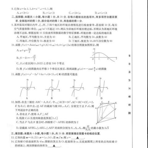 2021福建专升本数学要考吗？