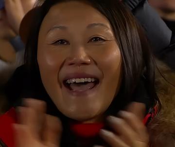 谷爱凌又做鬼脸了比赛现场图片