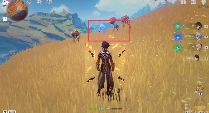 原神老石位置怎么采（原神璃月港送画给谁）